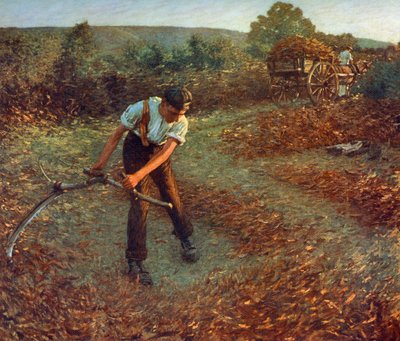 Taglio delle felci, c1903, 1912 da Henry Herbert La Thangue