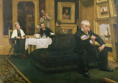 Il conoscitore, 1887 da Henry Herbert La Thangue