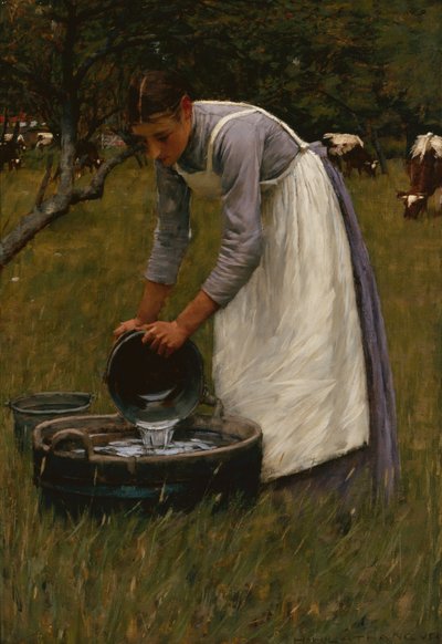 Abbeverando le Mucche da Henry Herbert La Thangue