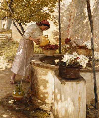Inverno in Liguria, 1906 da Henry Herbert La Thangue