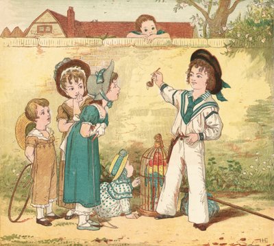 Persone marinare (litografia a colori) da Henry Hetherington Emmerson