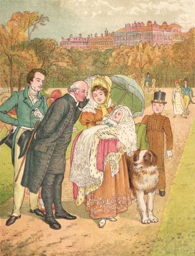 La principessa e il vescovo (litografia a colori) da Henry Hetherington Emmerson