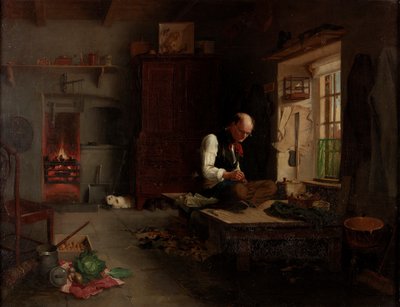 Il sarto del villaggio, c.1851 da Henry Hetherington Emmerson