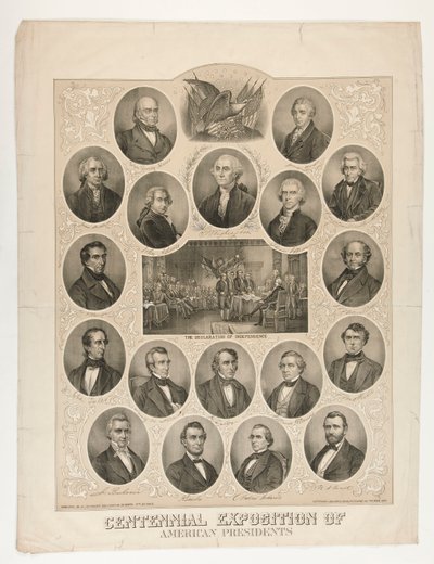 Esposizione centennale dei presidenti americani da Henry Hitchings