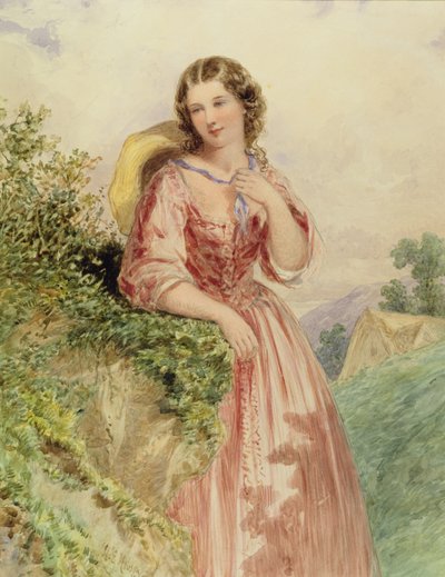 Una ragazza di campagna, XIX secolo da Henry Hobson