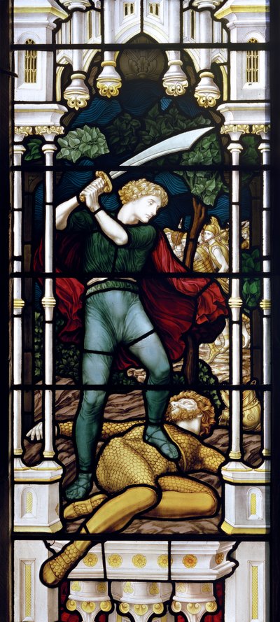 Davide e Golia, 1881-83 da Henry Holiday
