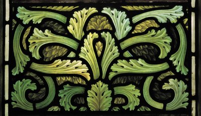 Motivo di Foliage, Finestra degli Angeli del Giudizio da Henry Holiday