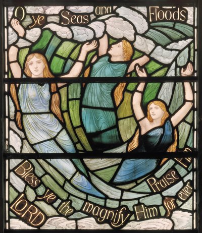 O Voi Mari e Fiumi, Finestra Benedicite (dettaglio) da Henry Holiday