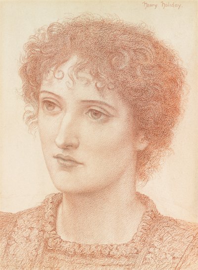 Studio di una giovane donna da Henry Holiday