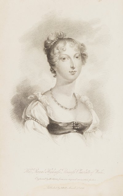 Principessa Charlotte Augusta del Galles da Henry Hoppner Meyer