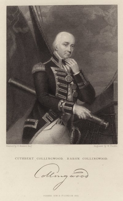 Ritratto di Cuthbert Collingwood da Henry Howard