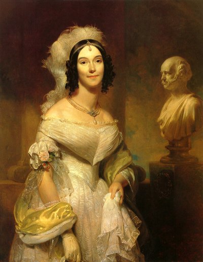 Angelica Singleton Van Buren da Henry Inman