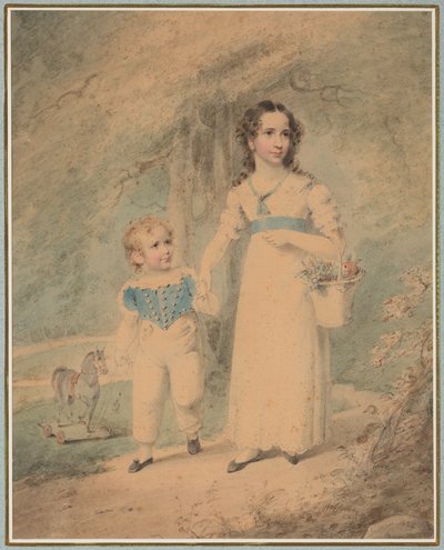 Bambini nel parco da Henry Inman