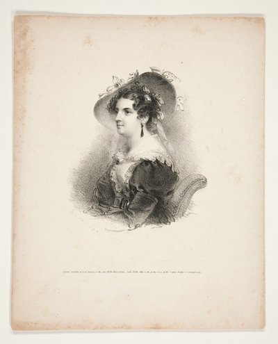 Ritratto a mezza figura di una giovane donna da Henry Inman