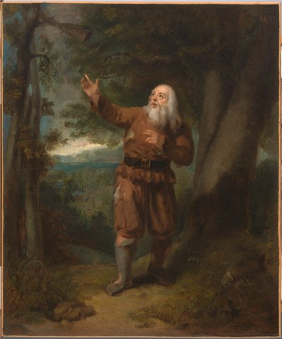 Mr. Hackett nel ruolo di Rip Van Winkle da Henry Inman