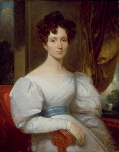 Ritratto di Fanny Kemble Butler da Henry Inman