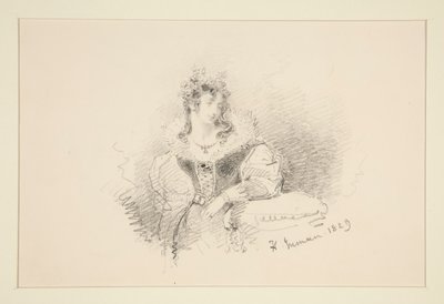 Ritratto di una donna da Henry Inman