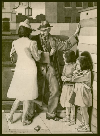 Un alterco, c.1935 da Henry J. Hunt