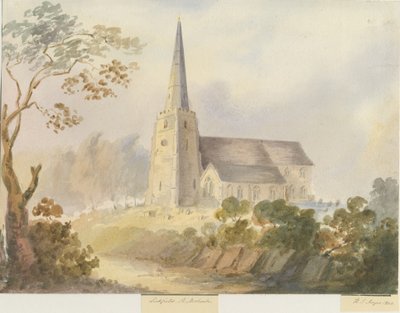 Lichfield - Chiesa di San Michele da Henry James Noyes