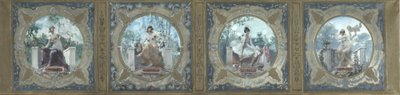 Bozzetto per la Galleria Lobau al Municipio di Parigi: Poesia. Gioia. La Danza. La Grazia, nel 1890 da Henry Jean Louis Boureau