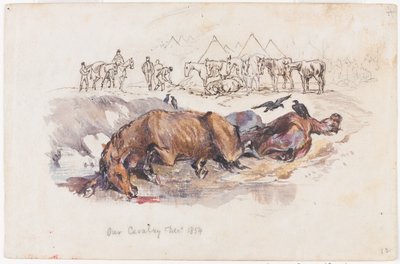 La nostra cavalleria, cavalli morti da Henry John Wilkinson