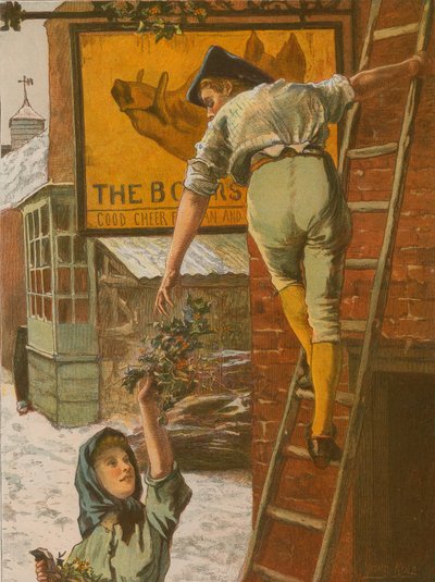 Mattina di Natale - Decorazione dell