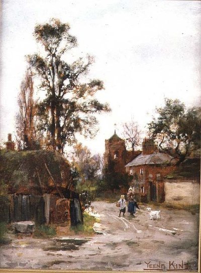 Andando al villaggio da Henry John Yeend King