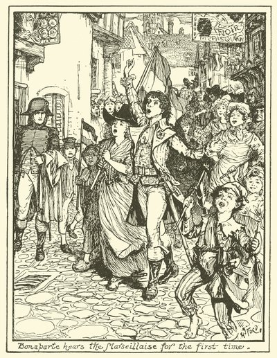 Bonaparte ascolta la Marsigliese per la prima volta da Henry Justice Ford