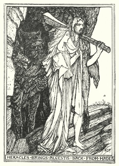 Eracle riporta Alcesti dall