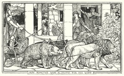 Come Admeto vinse Alcesti per sua moglie da Henry Justice Ford