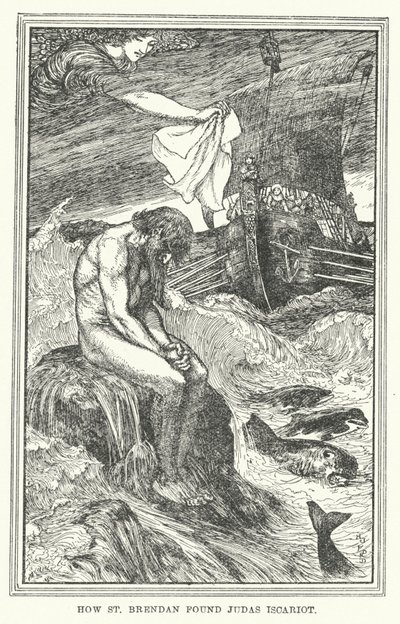 Come San Brendano trovò Giuda Iscariota da Henry Justice Ford