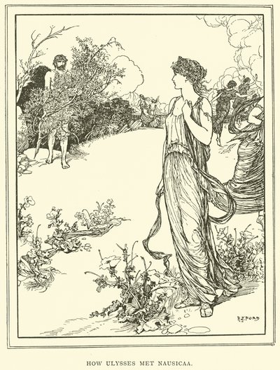 Come Ulisse incontrò Nausicaa da Henry Justice Ford