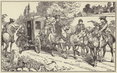 Maclean e Plunket fermano la carrozza di Lord Eglinton da Henry Justice Ford
