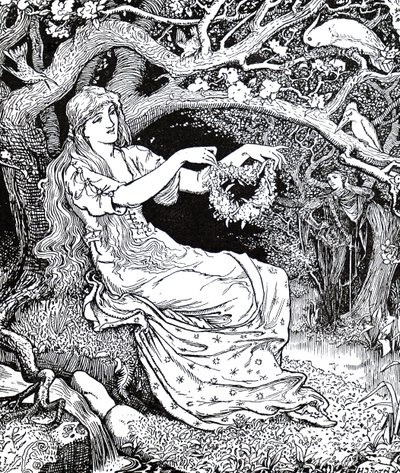 Principessa Narciso e Principessa Potentilla da Henry Justice Ford