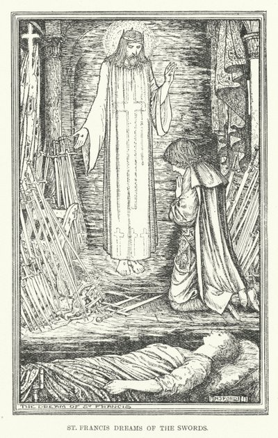 San Francesco sogna le spade da Henry Justice Ford