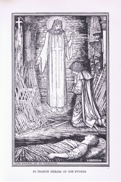 San Francesco sogna le spade, 1912 da Henry Justice Ford