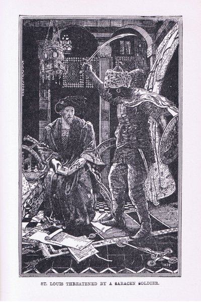 San Luigi minacciato dal soldato saraceno, 1912 da Henry Justice Ford