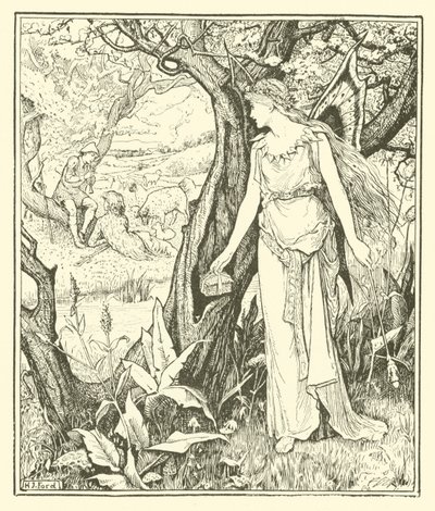 Sylvain e Jocosa (incisione) da Henry Justice Ford