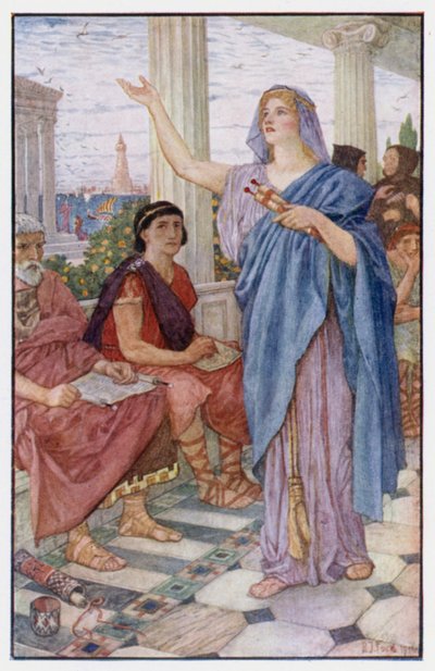 Sinesio assiste alle lezioni di Ipazia da Henry Justice Ford