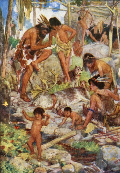 Il Popolo delle Caverne da Henry Justice Ford