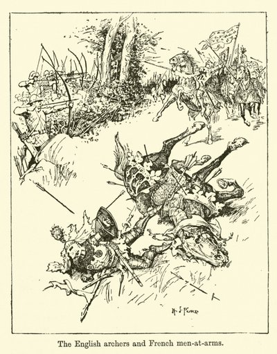 Gli arcieri inglesi e gli uomini d