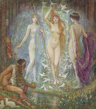 Il giudizio di Paride, 1890 da Henry Justice Ford