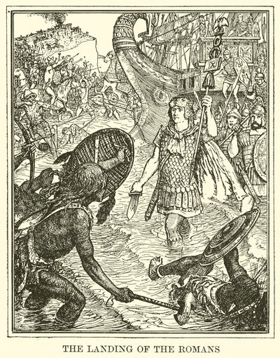 Lo Sbarco dei Romani da Henry Justice Ford