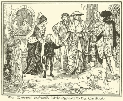 La regina affida il piccolo Riccardo al cardinale da Henry Justice Ford