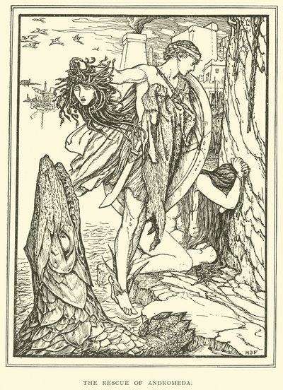 Il salvataggio di Andromeda da Henry Justice Ford