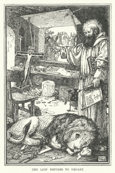 Il leone rifiuta di partire da Henry Justice Ford