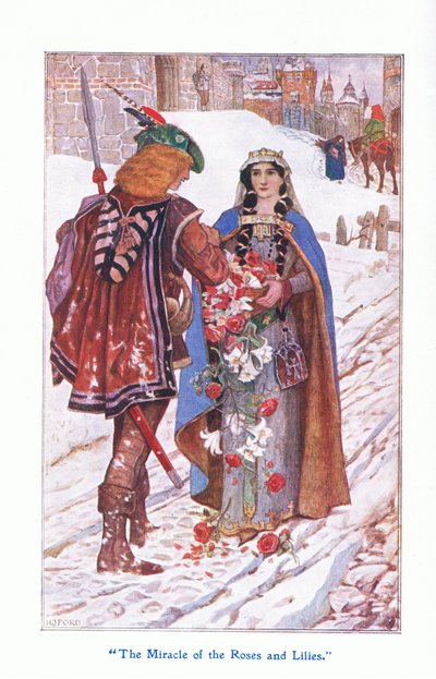 Il miracolo delle rose e dei gigli da Henry Justice Ford