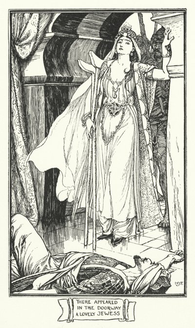 Apparve sulla soglia una bella ebrea (incisione) da Henry Justice Ford