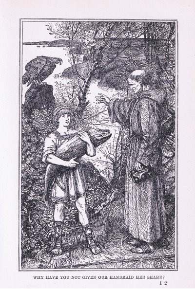 Perché non hai dato alla nostra serva la sua parte?, 1912 da Henry Justice Ford