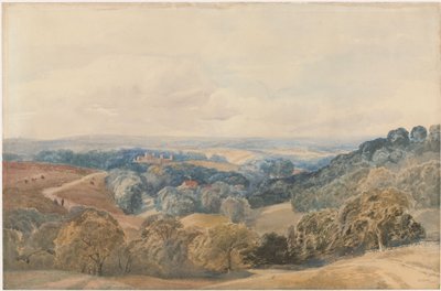 Paesaggio con Crieff Castle da Henry Jutsum